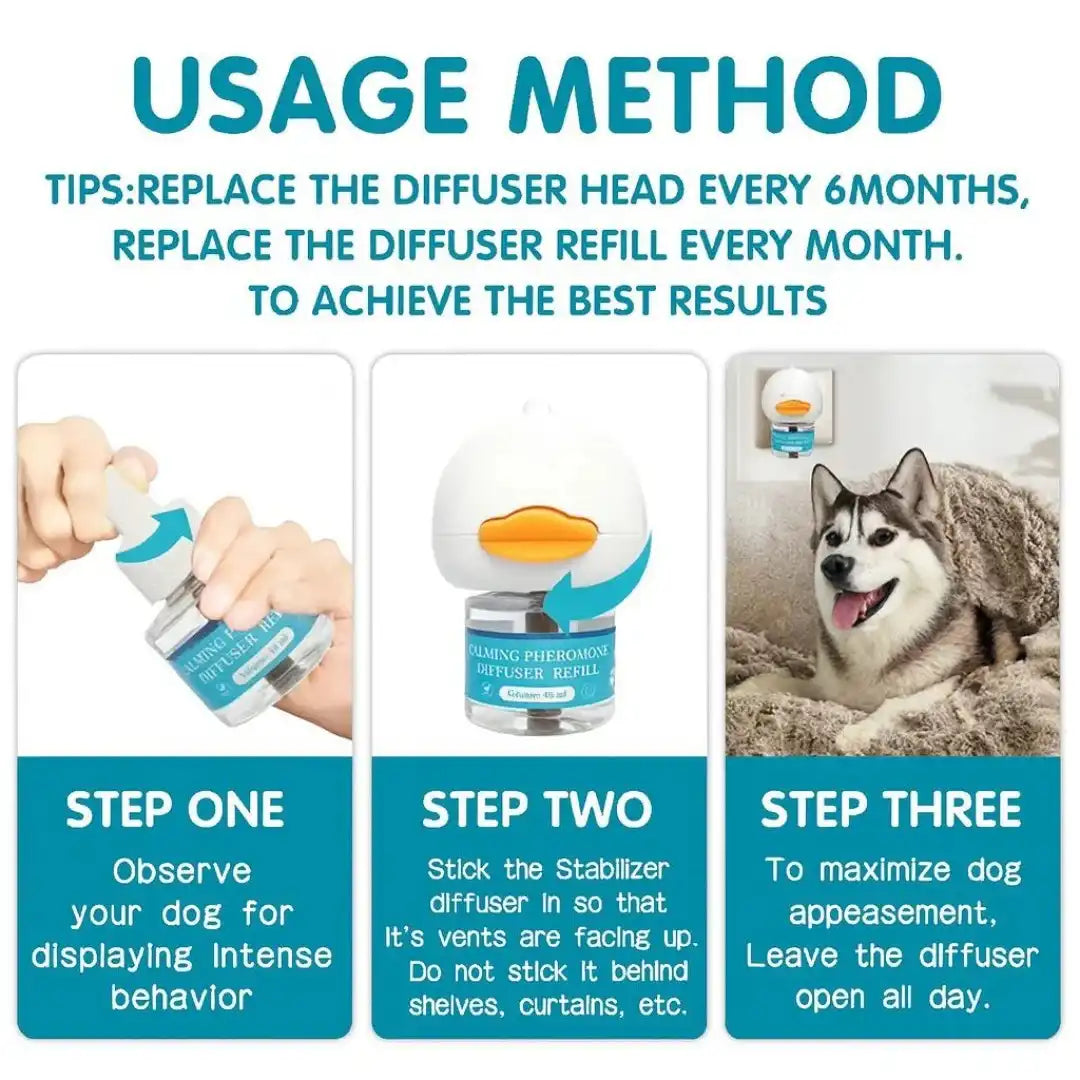 LeSofia™ 4-in-1 Dog Calming Diffuser Kit | 15-Minute Fast Relief
